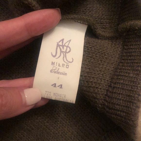 Milro seleccion mohair sweater cardigan - Picture 4 of 4